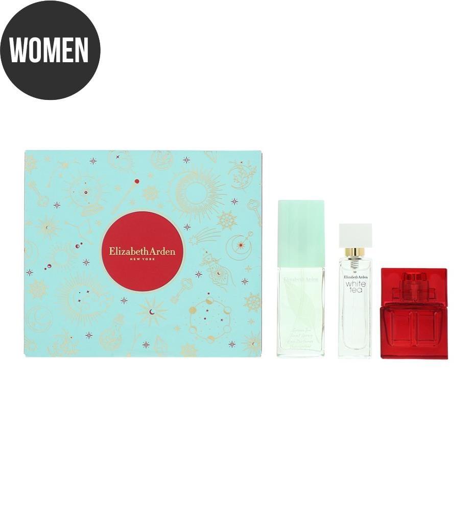 Mini Red Door Geschenkset 3-teilig - Eau de Toilette 10 ml, White Tea Eau de Toilette 10 ml, Green Tea Duftspray 15 ml