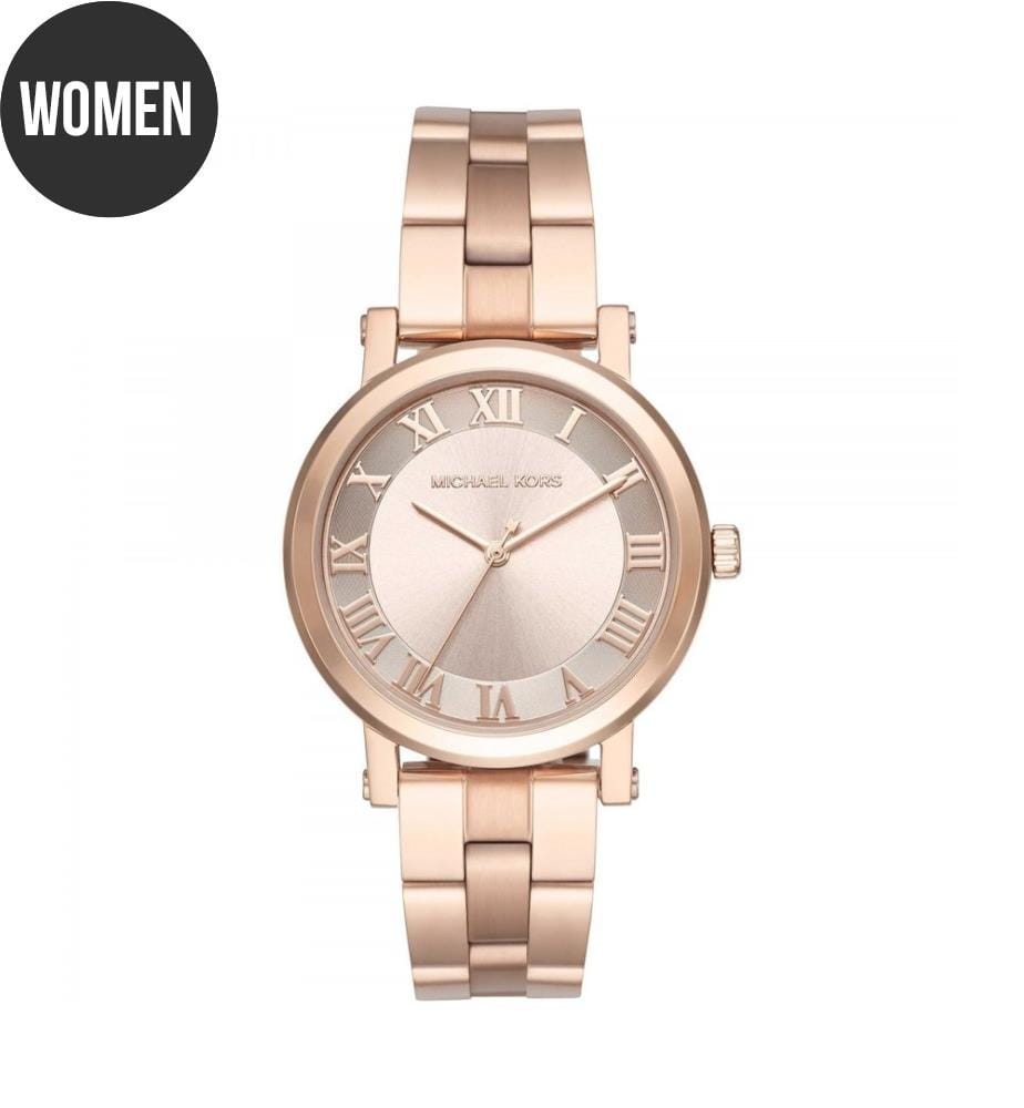 Orologio al quarzo in acciaio oro rosa - 38 mm