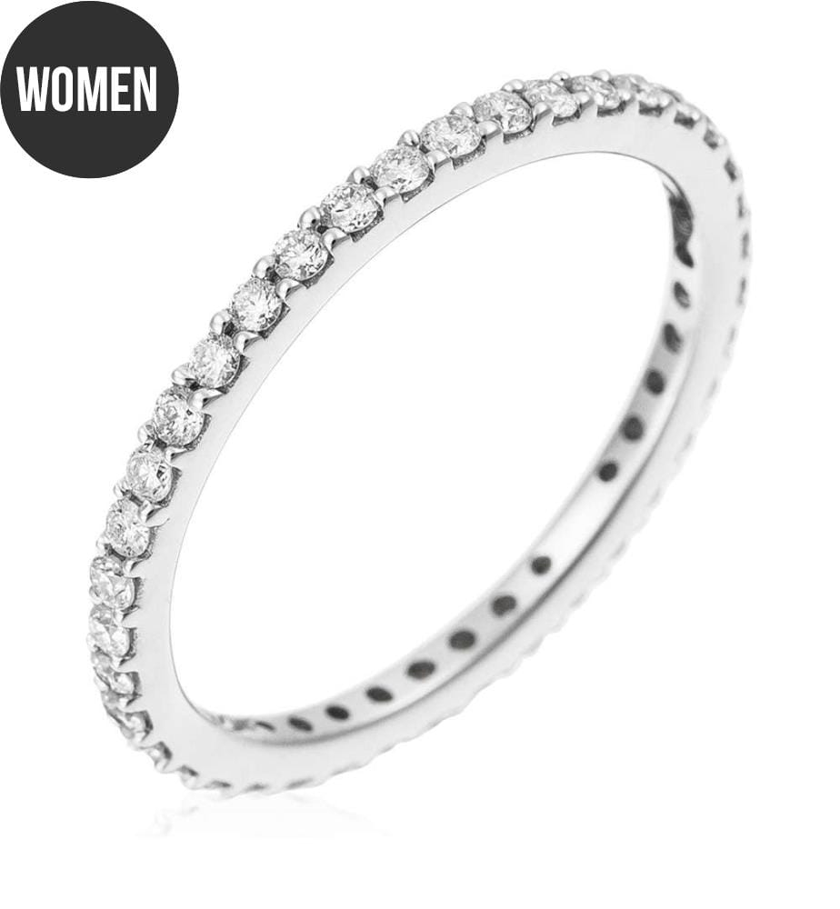 Anello Tour Complet Lumineux - Oro bianco 375/1000