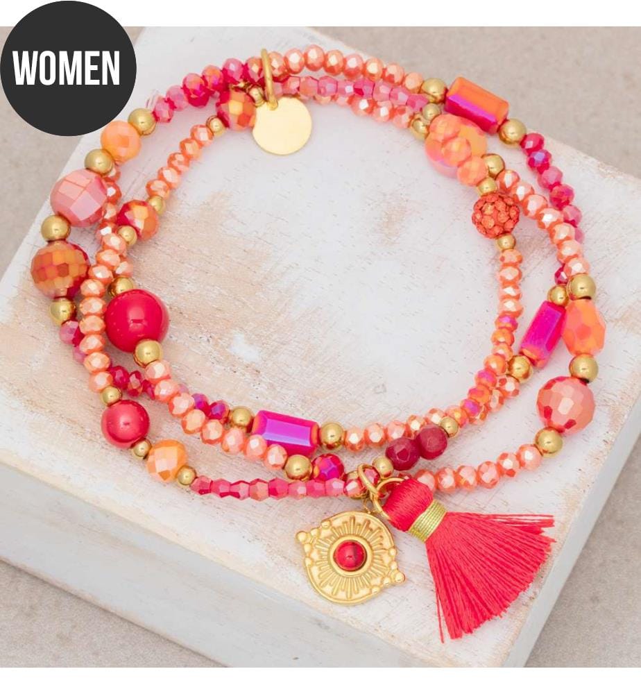Bracciale Ofelie - Rosso