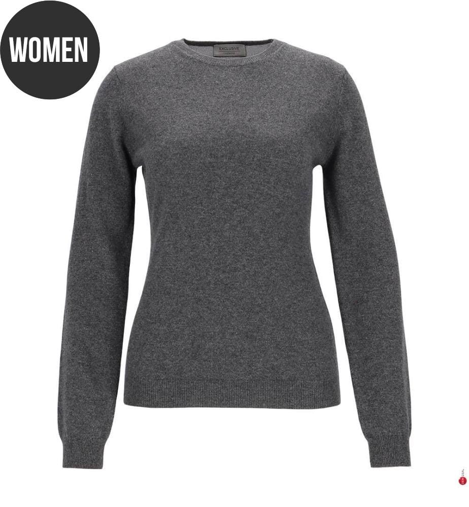 Pullover mit Rundhalsausschnitt – Grau