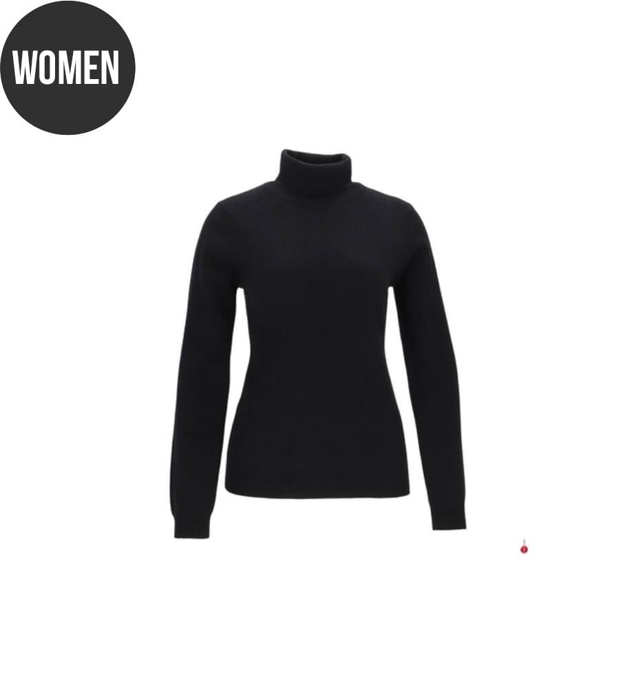Pull col roulé - Noir