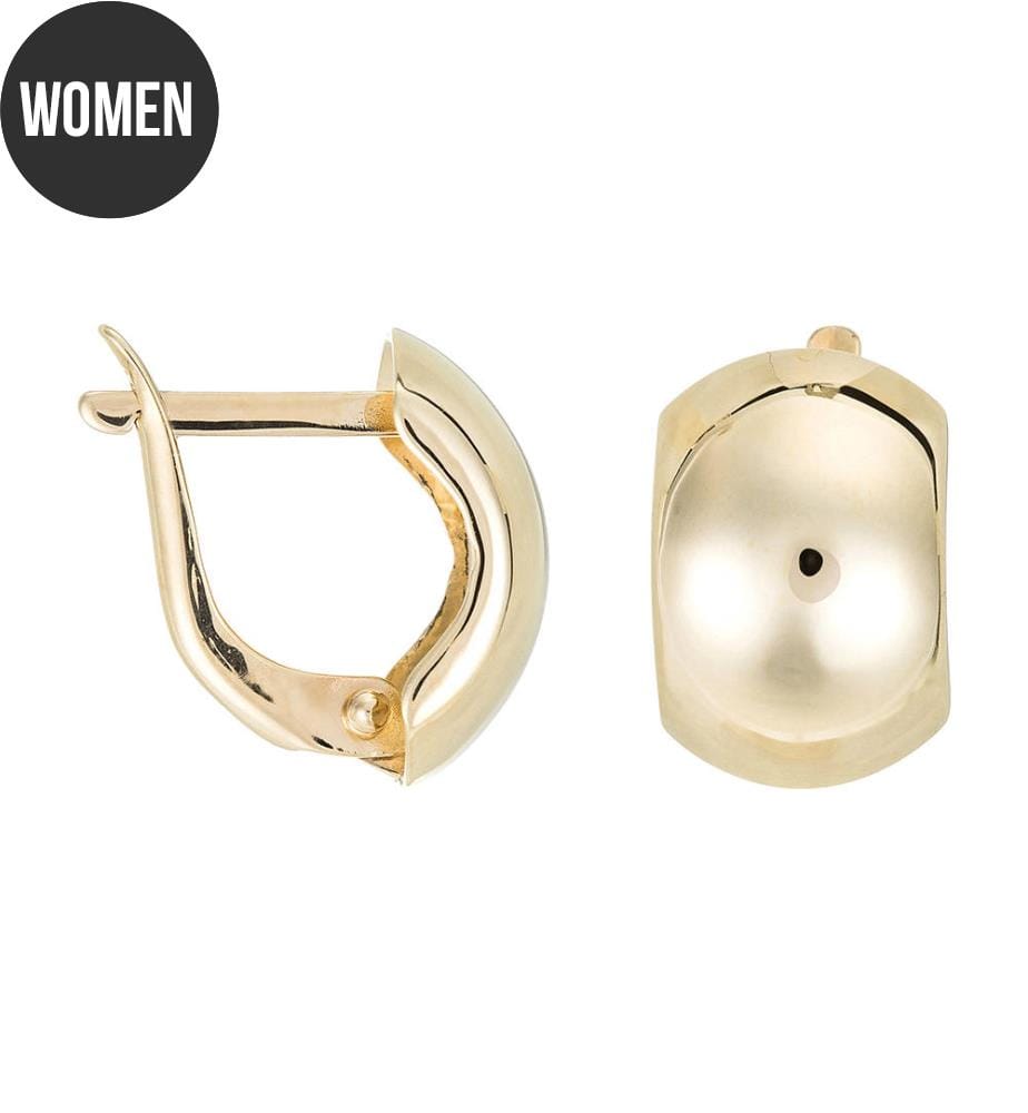 Earrings Carré d'Or - Yellow Gold 375/1000