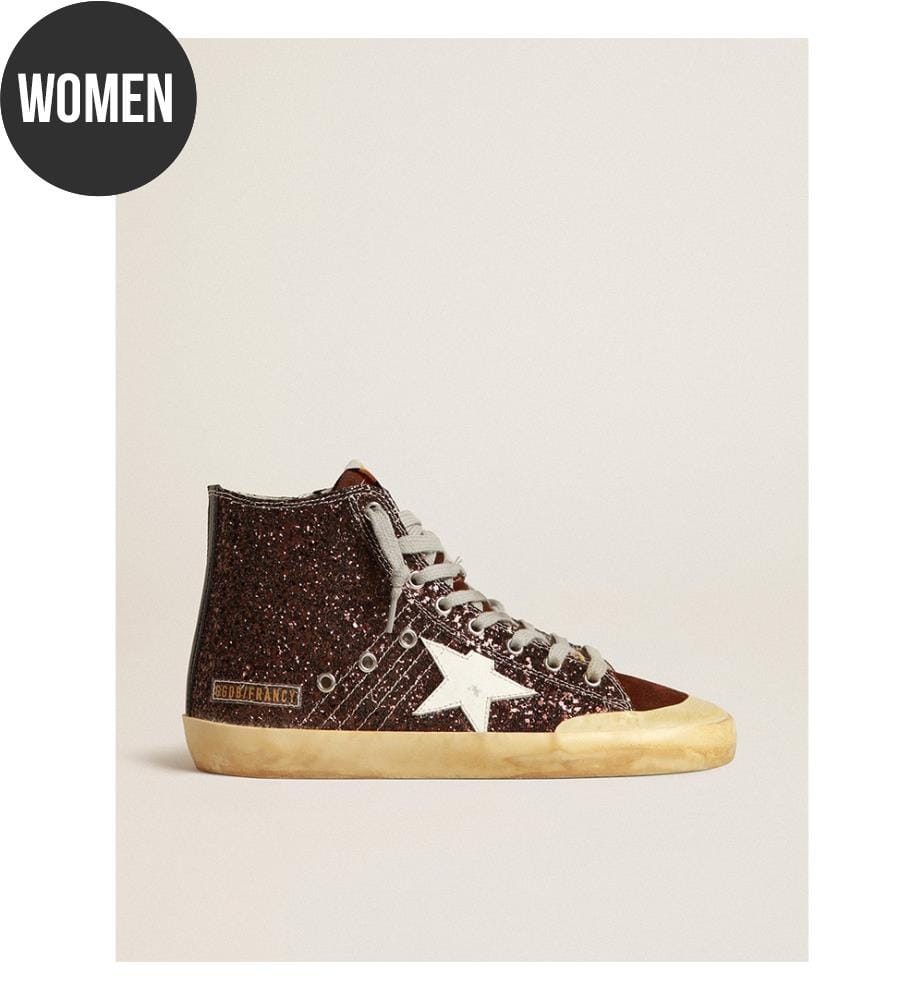 Scarpe da ginnastica Francy Penstar - Glitter marrone