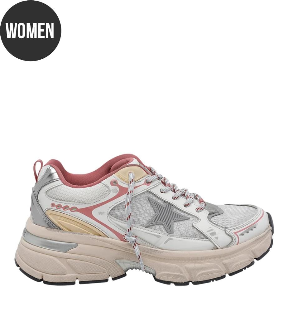 Sneakers Lightstar - Argento, bianco e rosso