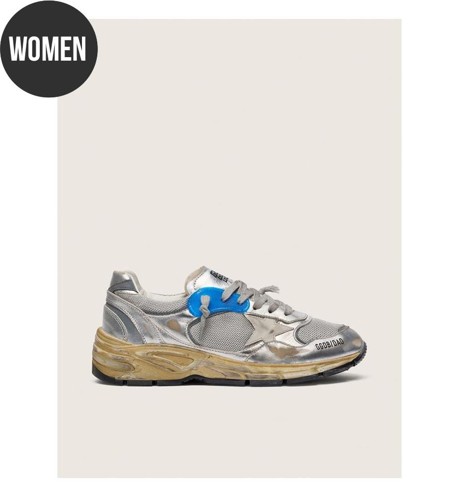 Sneakers Dad-Star - Argento e bianco