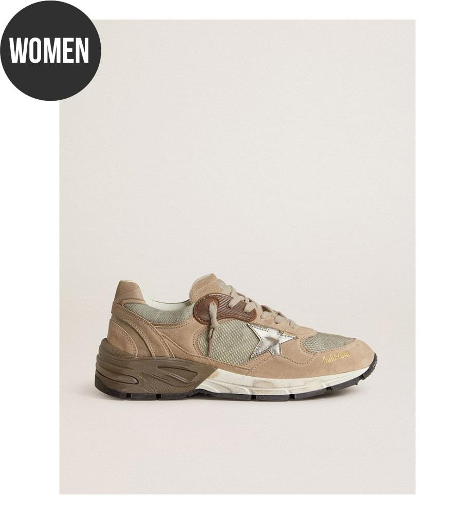 Sneakers Dad-Star - Beige e argento
