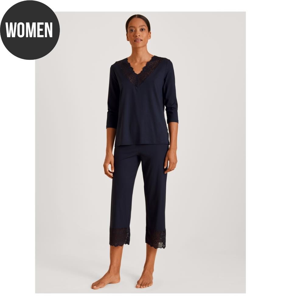 Pyjama 7/8 - Dark Lapis Blue