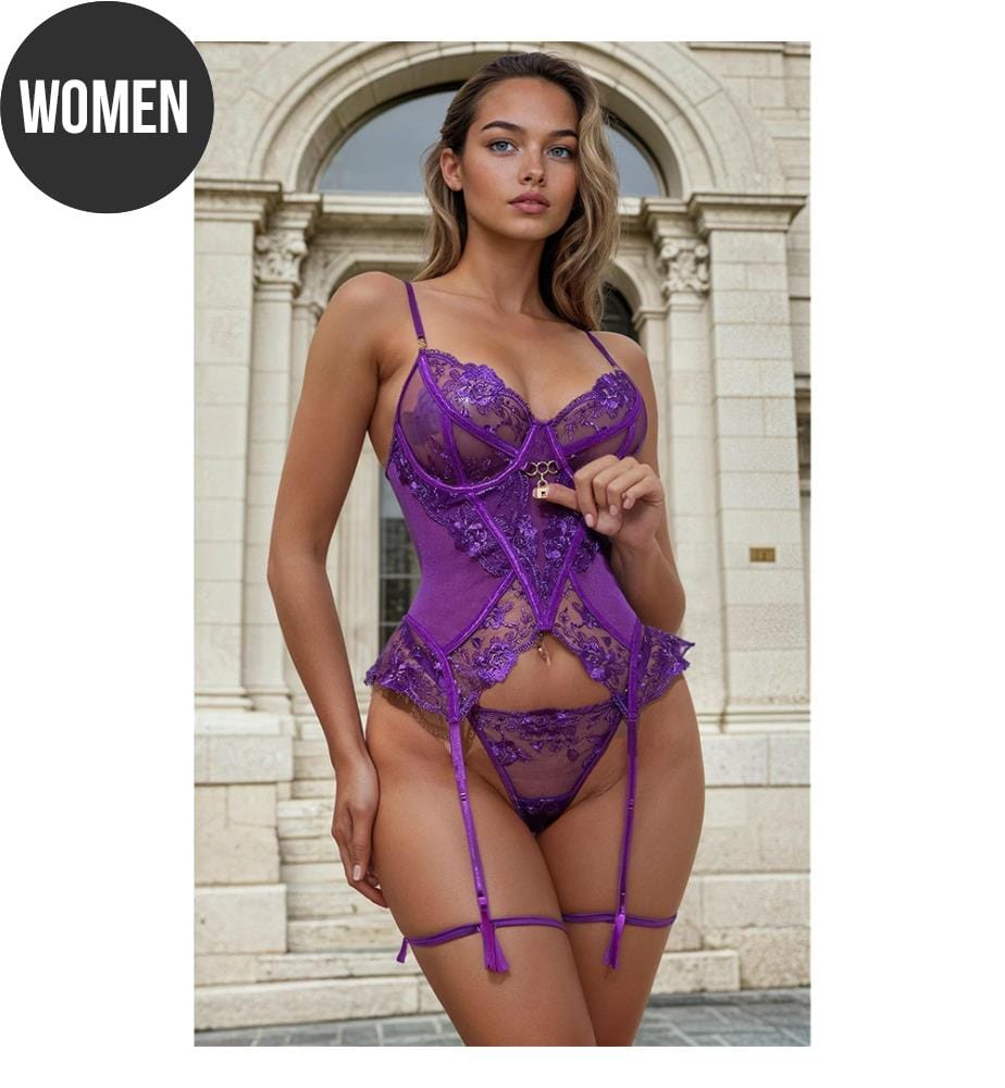 Verführung aus Spitze - Glamouröses Dessous-Set
