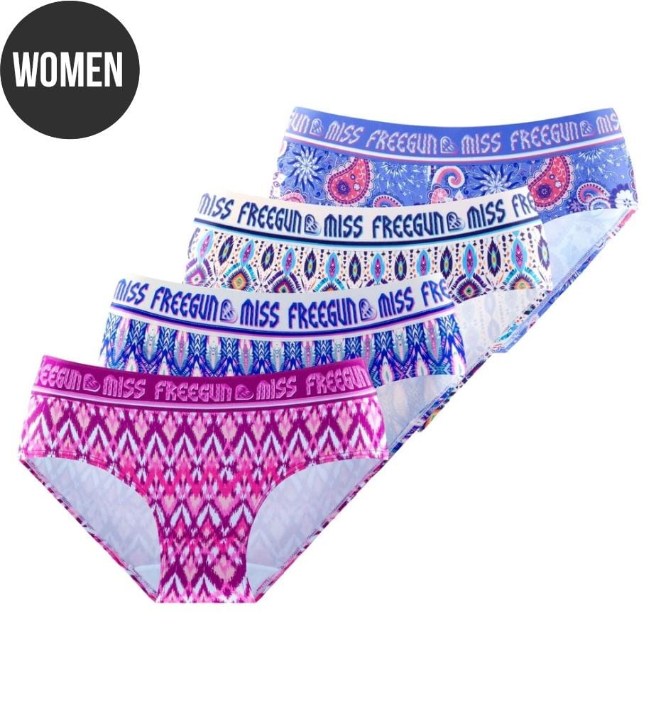 Ethnic Slip 4er-Set - Mehrfarbig