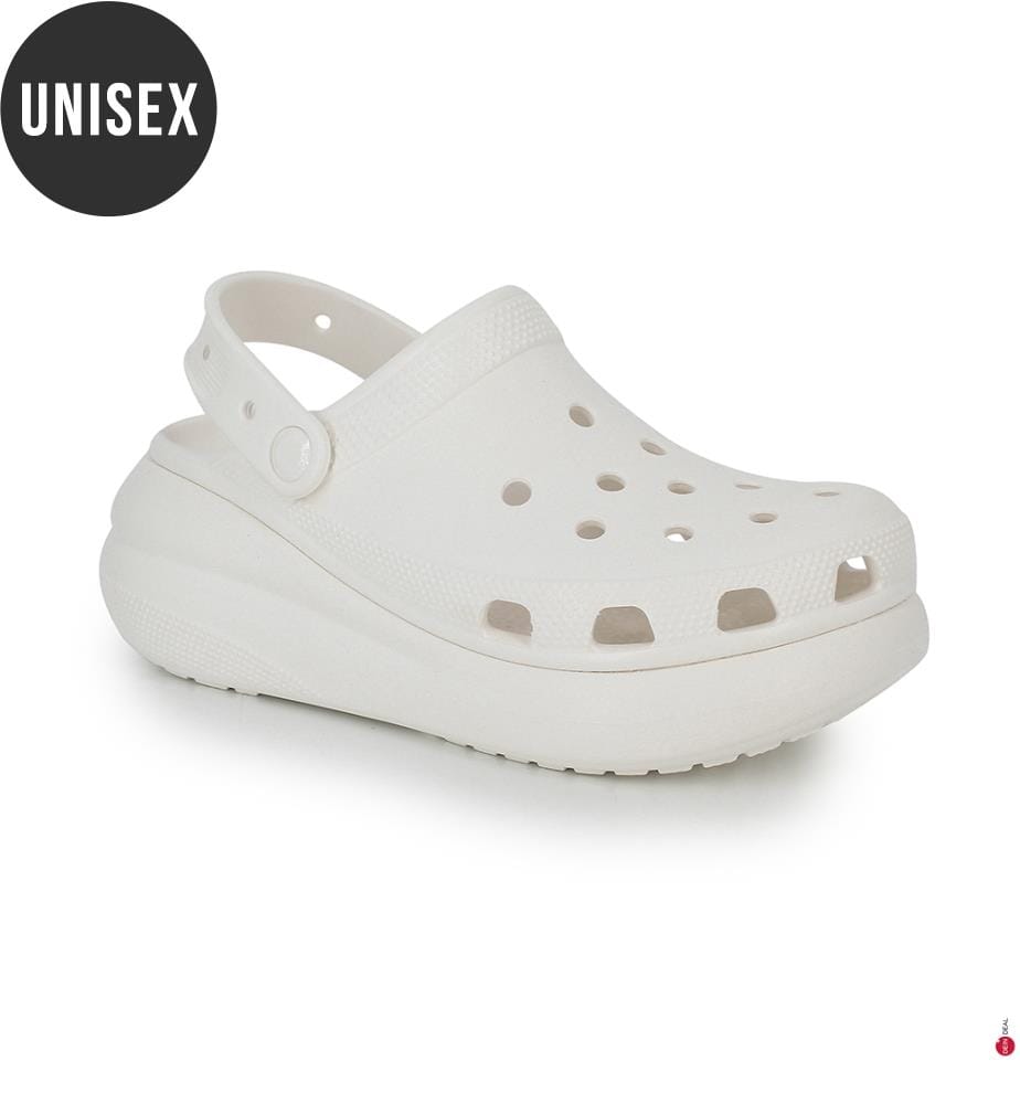 Crocs Clogs Classic Crush - Cream White | DeinDeal