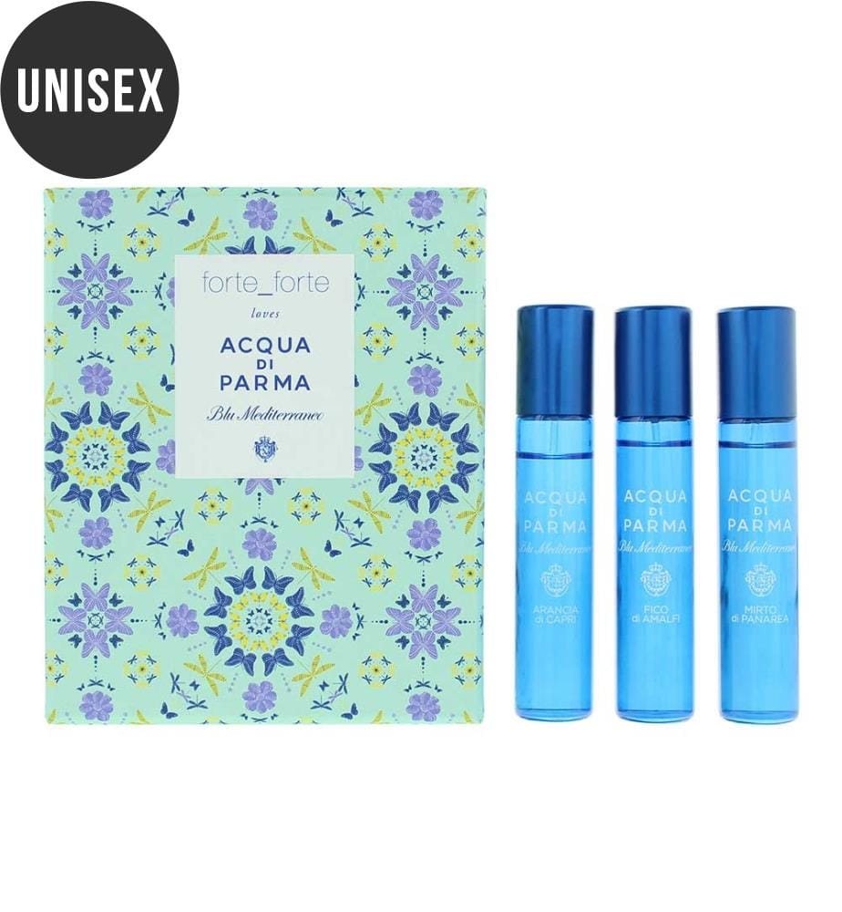 Geschenkset Blu Mediterraneo Forte : 3 x Eau de Toilette 12 ml