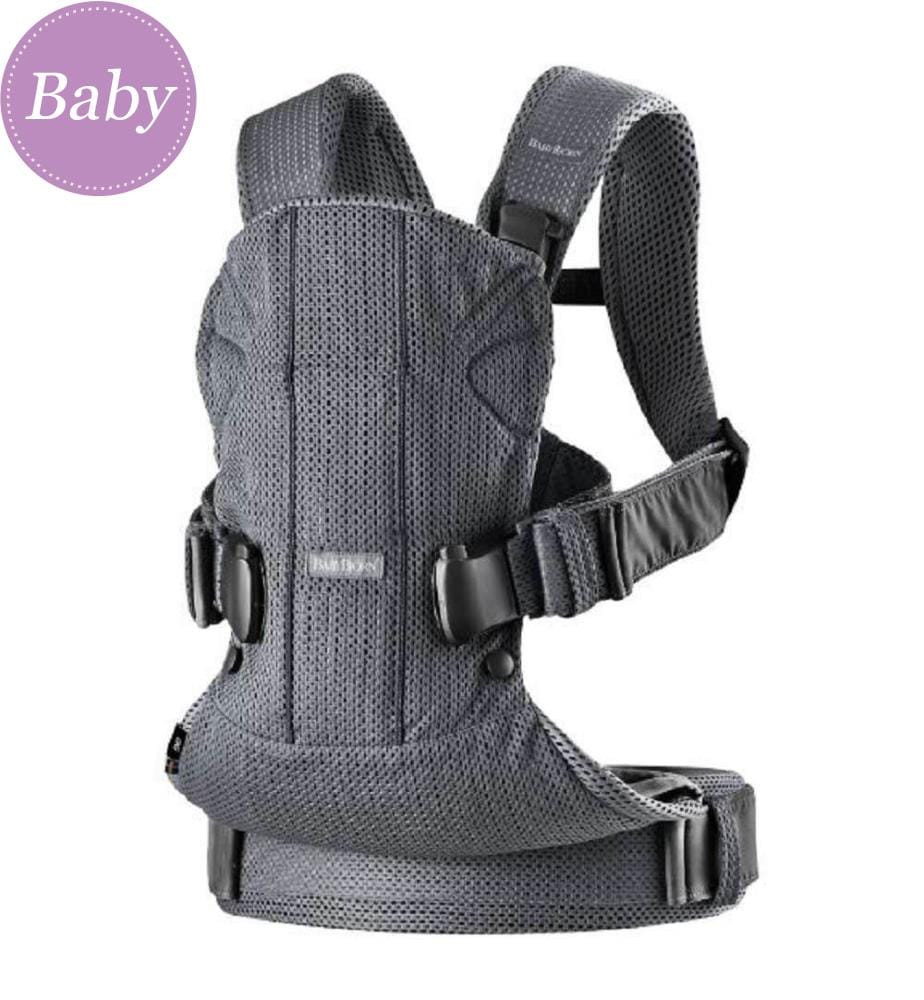 Porte-Bébé One - Gris Anthracite Mesh