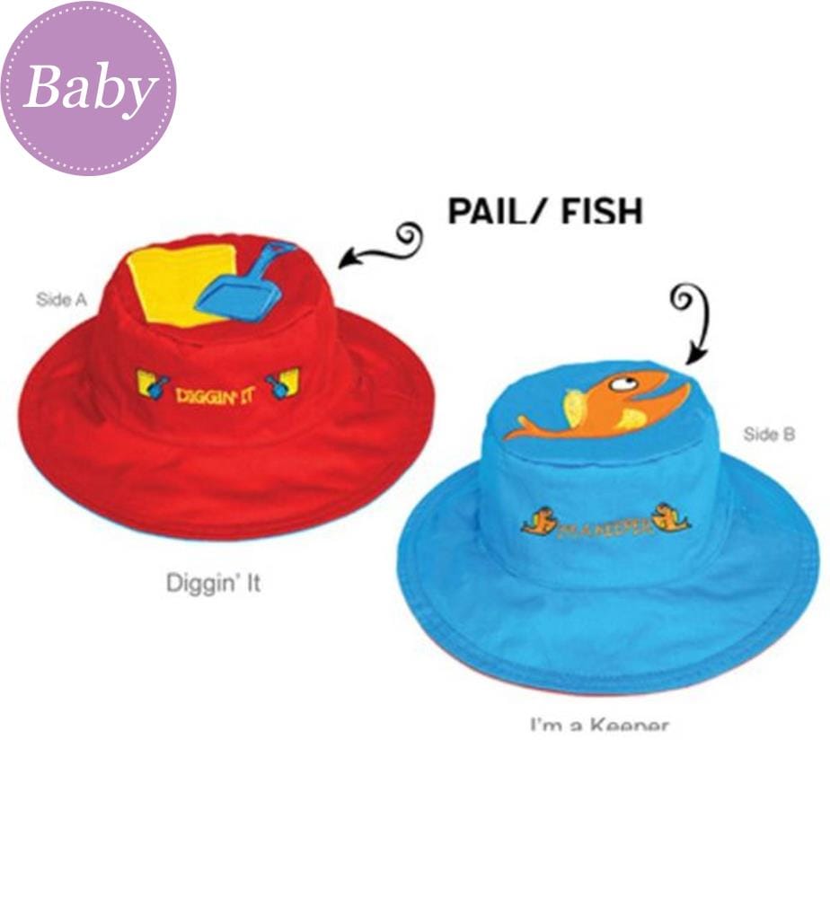 Lot de 2 chapeaux de soleil spatule/poisson M (2-4 ans)
