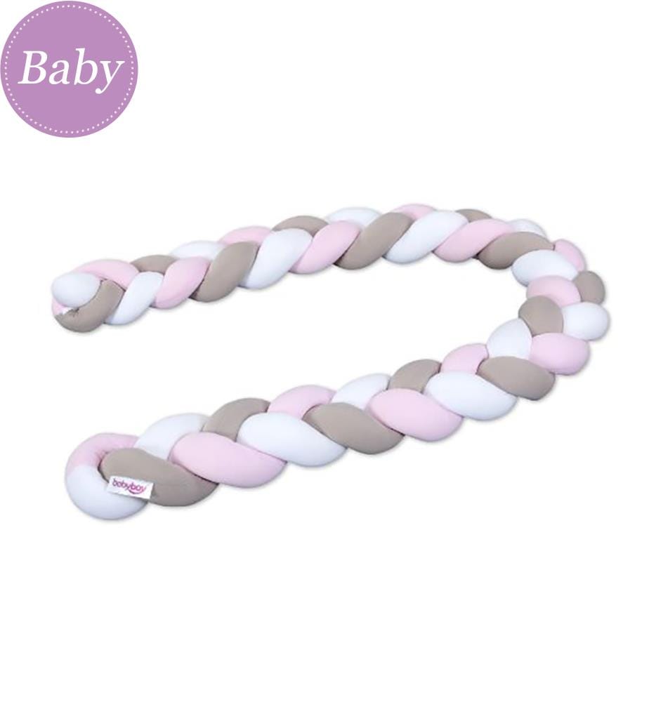 White/Beige/Pink Braided Surrounding Snake 200
