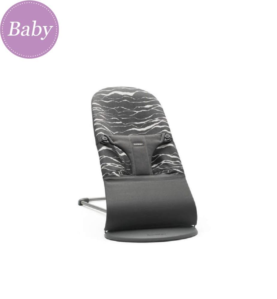 Babywippe Bliss - Anthrazit, Nordische Baumwolle
