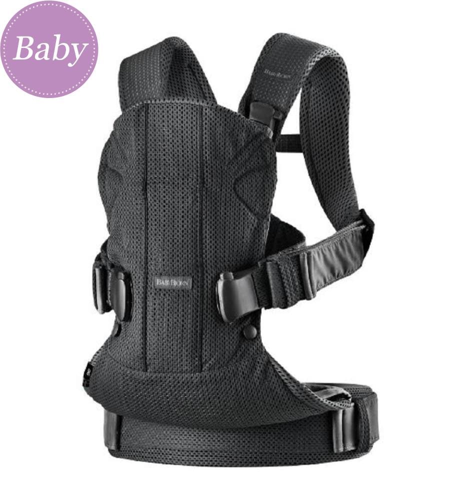 One Baby Carrier - Schwarz Mesh