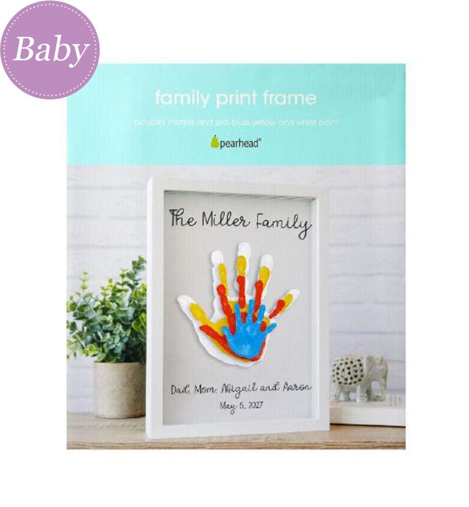 Handabdruckrahmen Familie