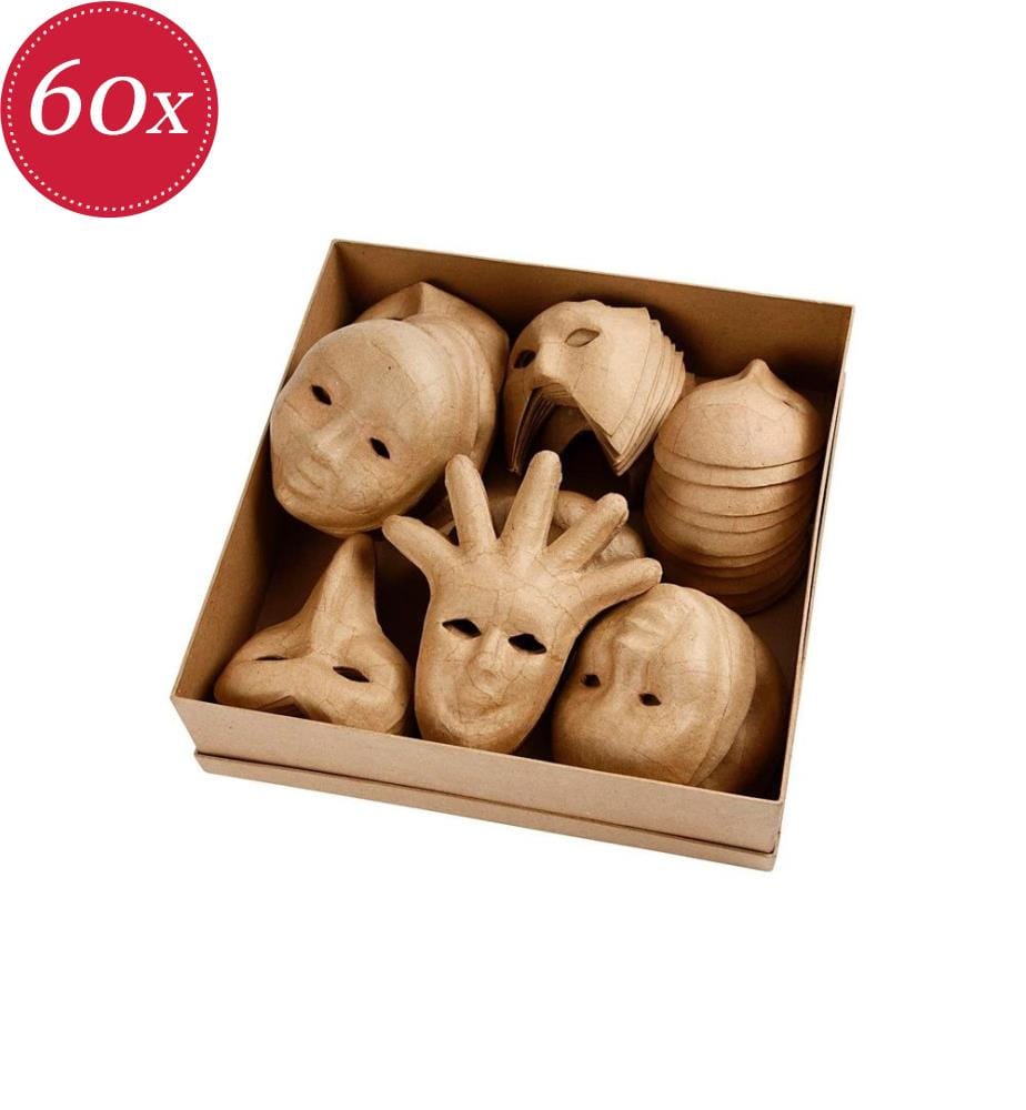 Set von 60 Masken zum Verzieren