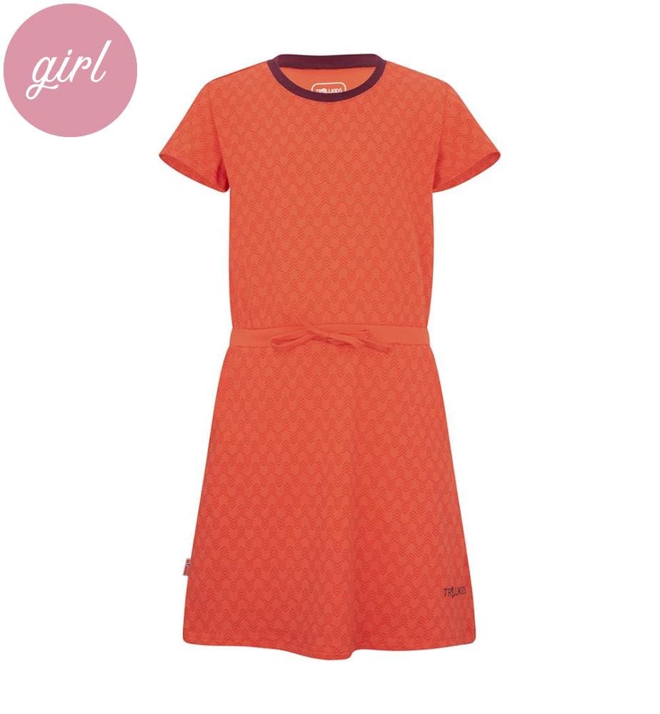 Mädchen Noresund Kleid - Sweet Cherry und Redwood