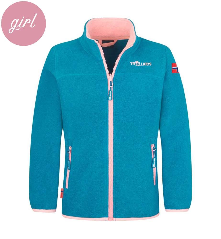 Oppdal Fleece Jacket XT - Harbor Blue & Peony Rose