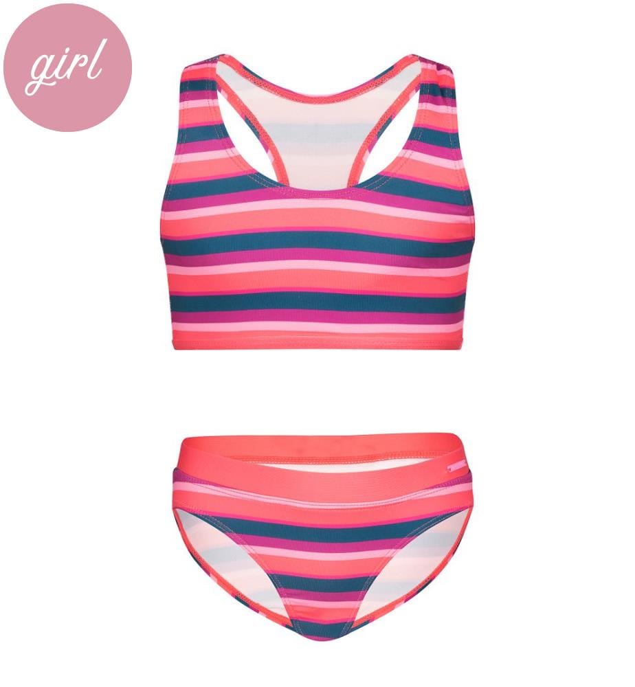 Bikini Kvalvika - rose vif et pastèque