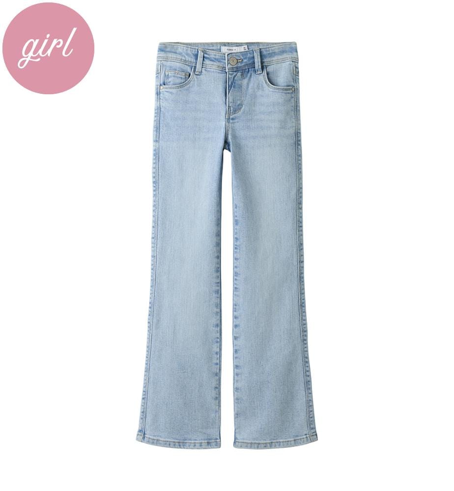 Jeans - Hellblauer, verwaschener Denim