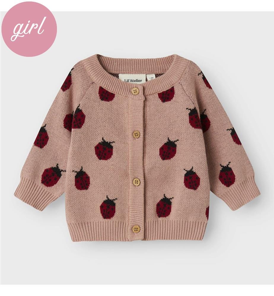 Cardigan en maille - Misty Rose