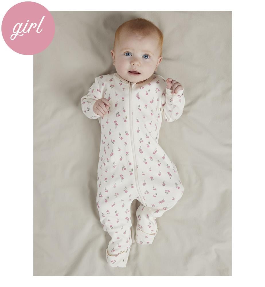 Pyjama - Jet stream mit lila Marmorierung