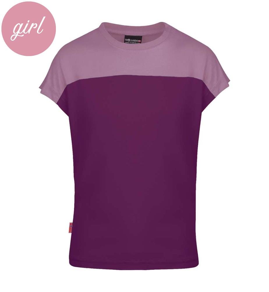 T-shirt Bergen - Mûre, Orchidée