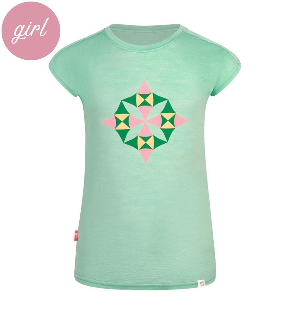 T-Shirt Sandefjord pour Fille - Sage