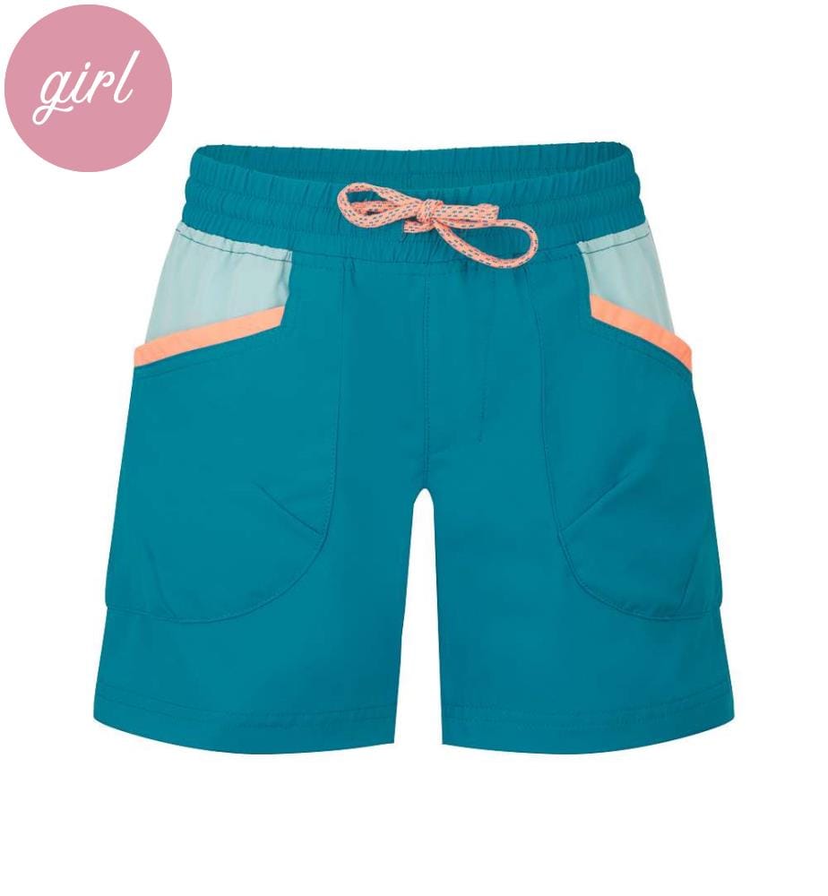 Short de trekking Senja - Harbor Blue & Aqua Haze & Mellow Peach
