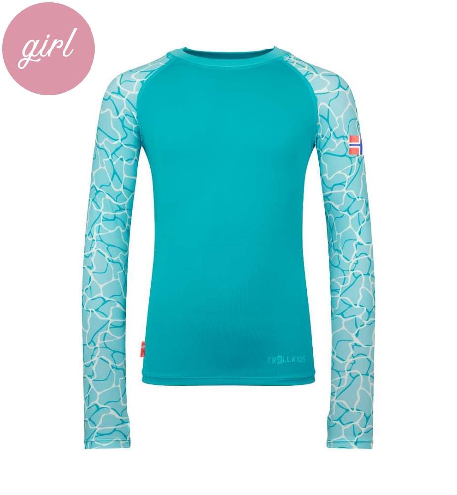Top de surf Haukland - Dark Turquoise & Lagoon Blue