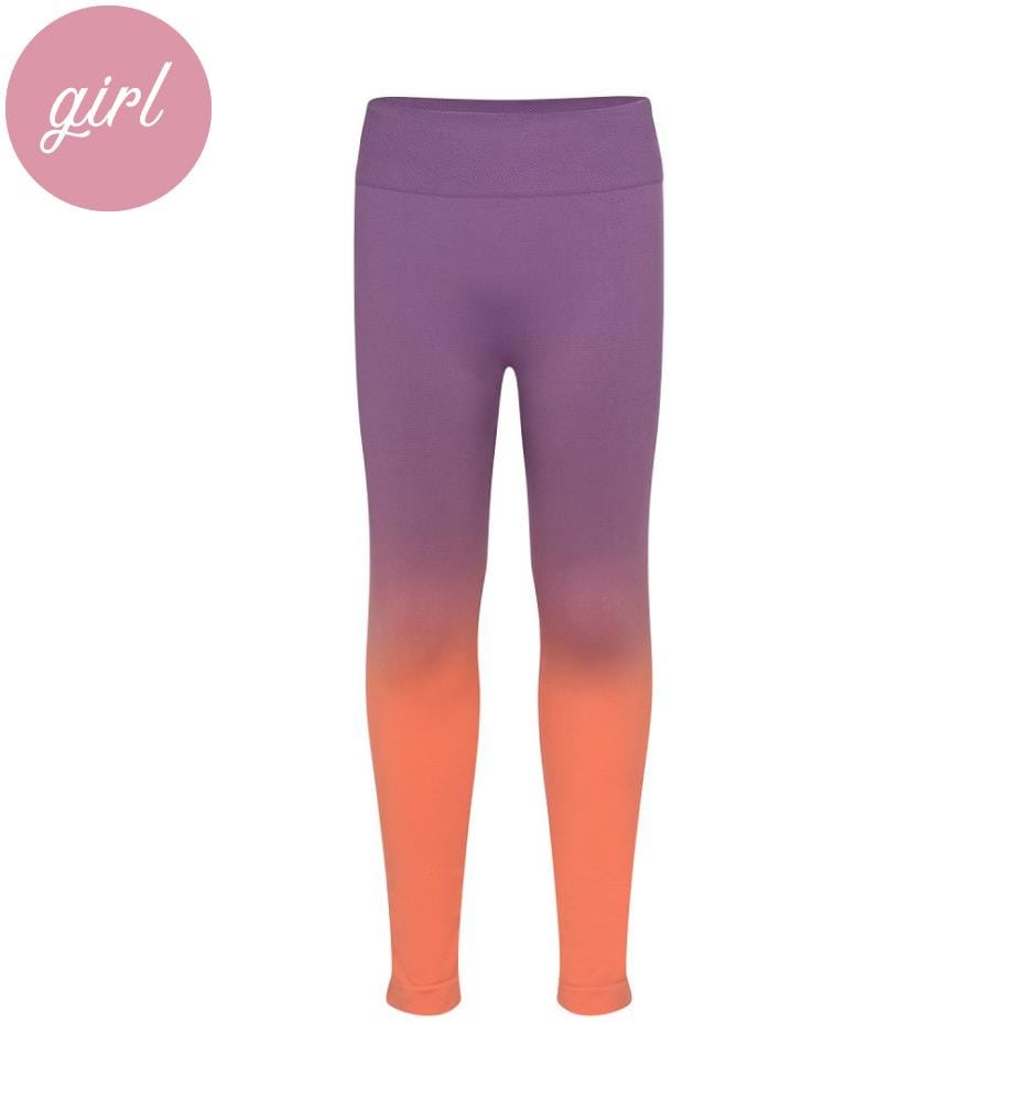 Leggings Senja - sorbet violet et brume corail