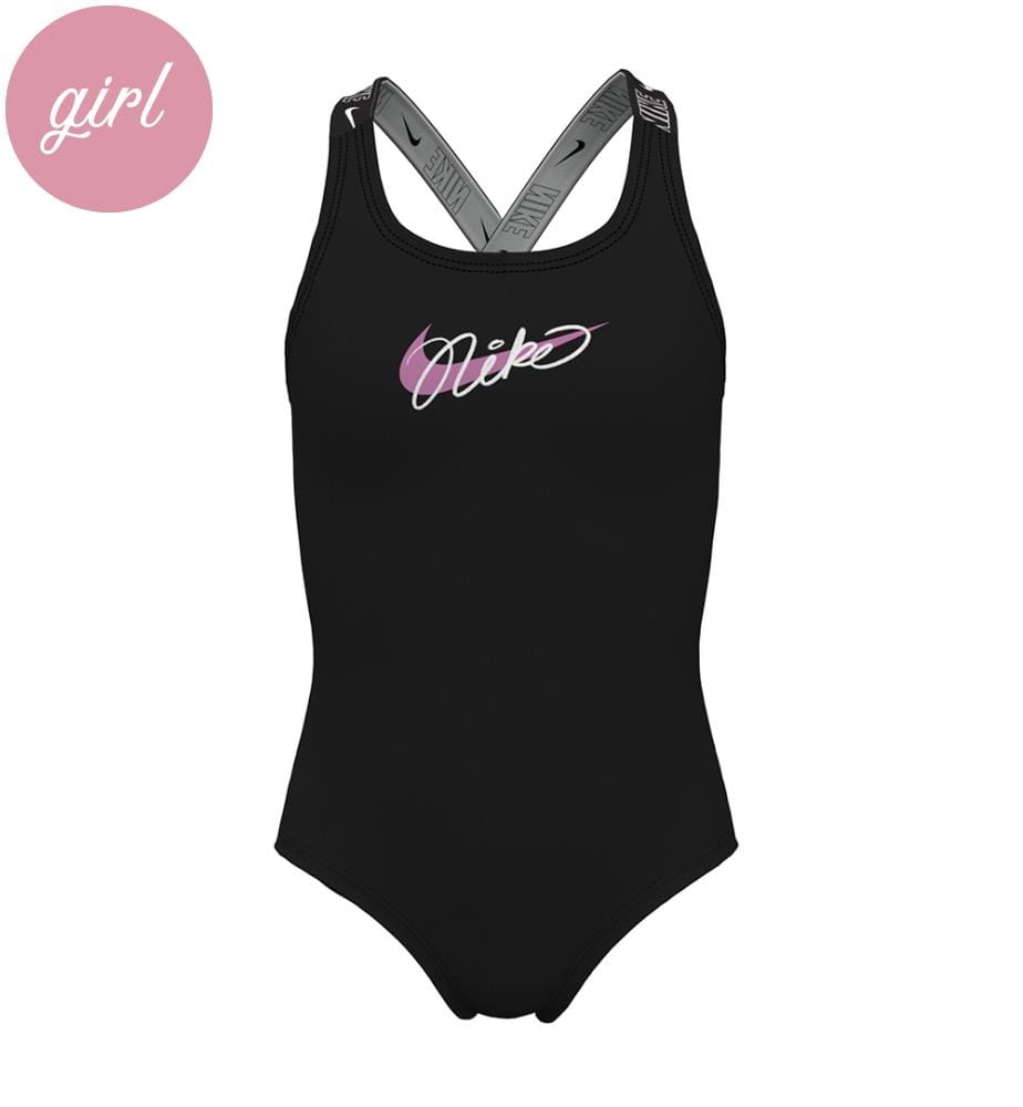 Logo Tape Crossback Onepiece - Schwarz