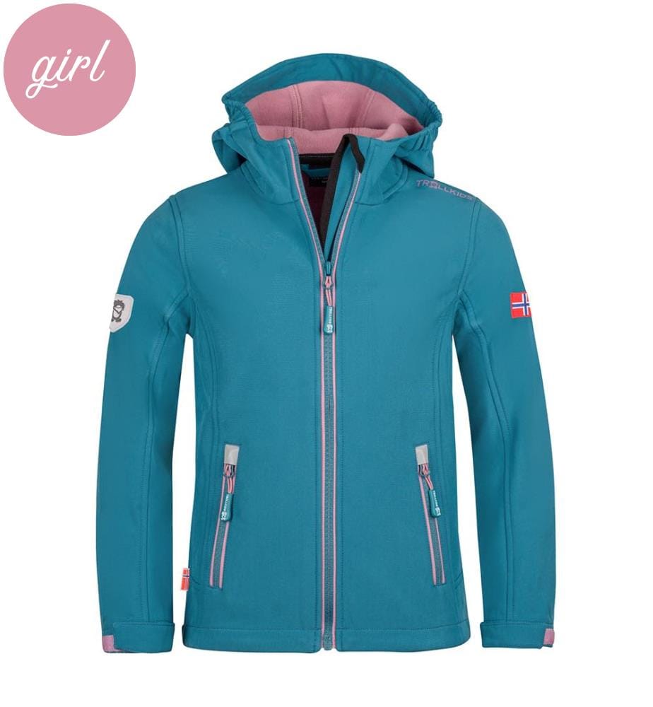 Softshell jacket Girls Trollfjord - Violet