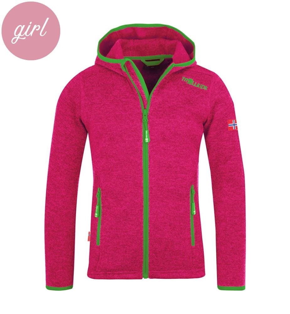 Fleece-Gilet Jondalen XT - Rosa und Grün