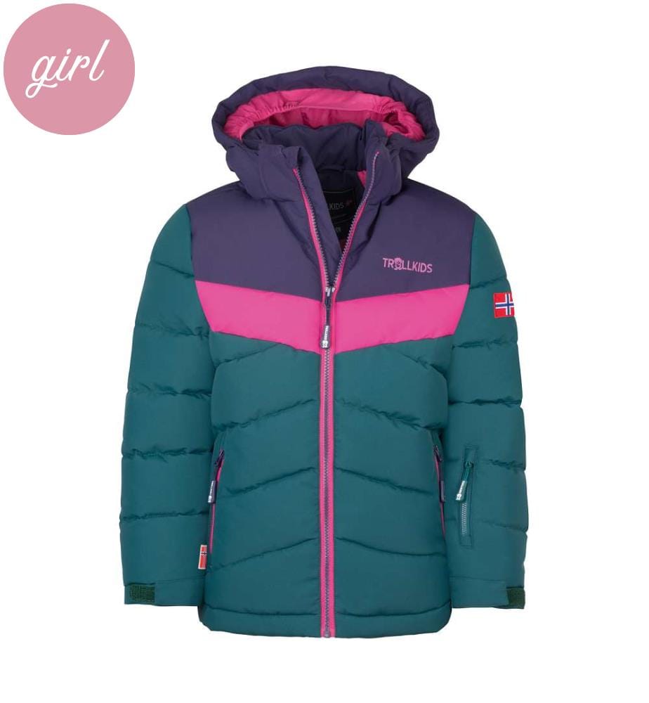 Veste isolée résistante à l'eau - essence de minuit/violet foncé/rose foncé