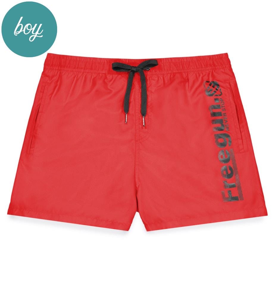 Badeshorts - Rot und Schwarz