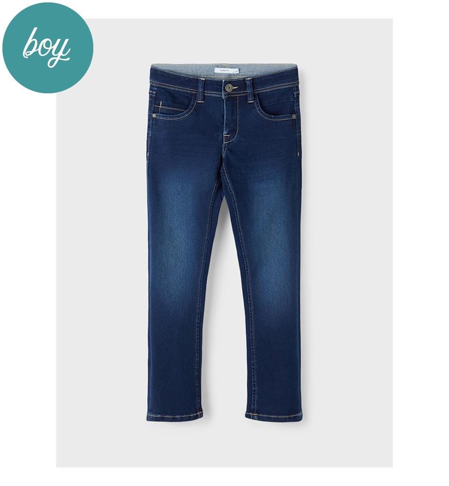 Jeans - Dark Blue Denim