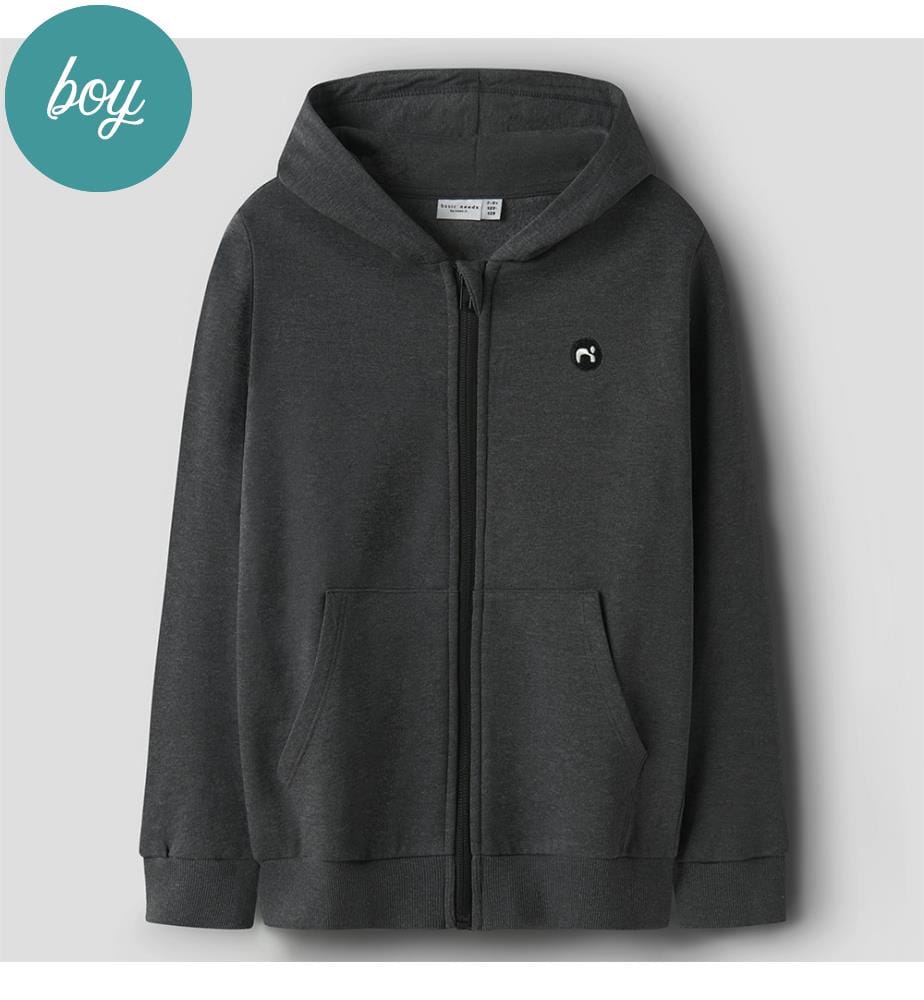 Cardigan en molleton - Dark Grey Melange