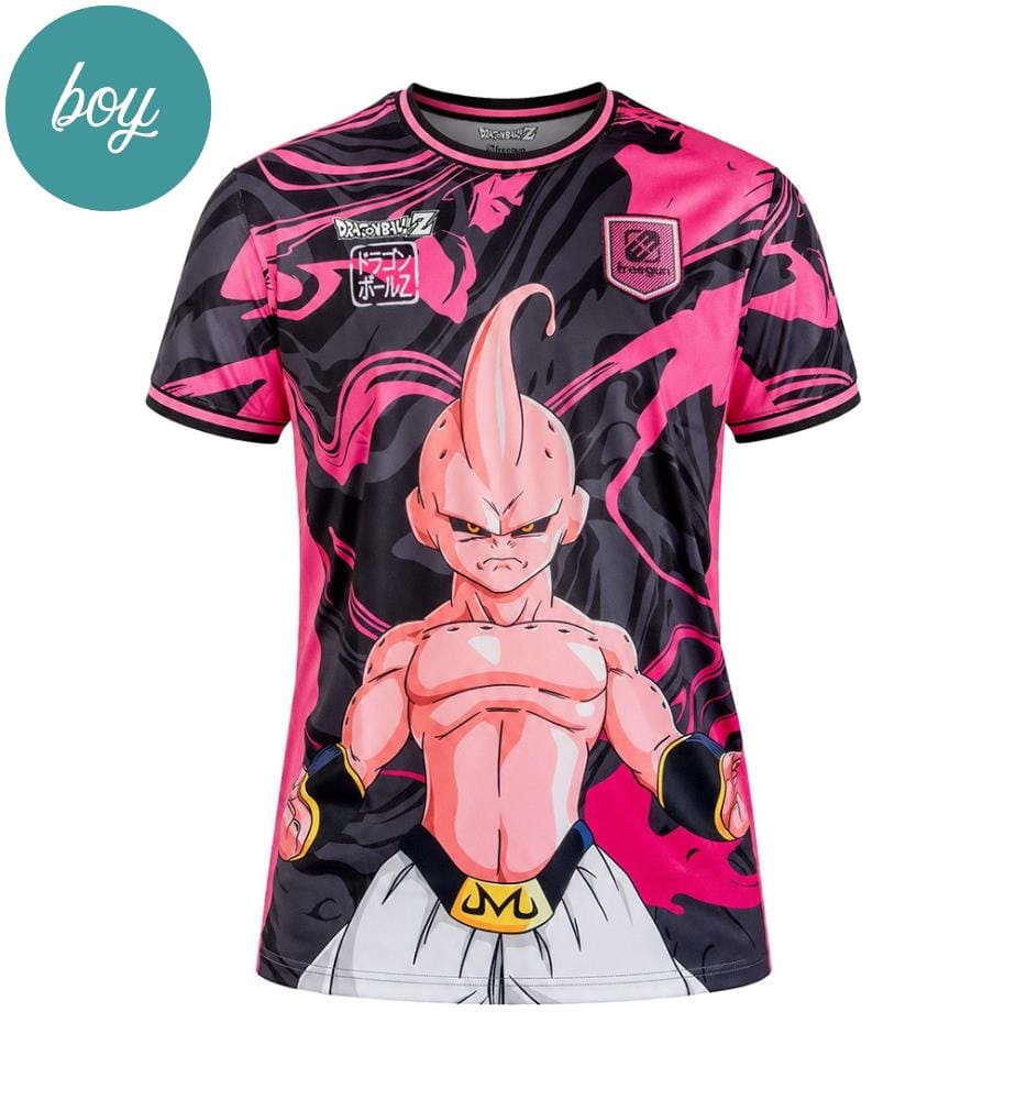 T-Shirt Dragon Ball Z Buu - Fushia et Noir