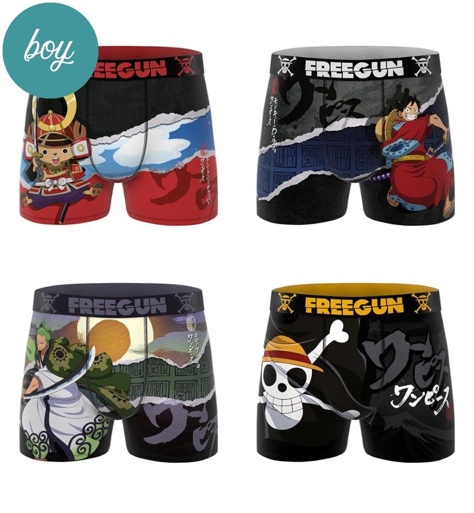 One Piece Boxer 4er-Set - Mehrfarbig