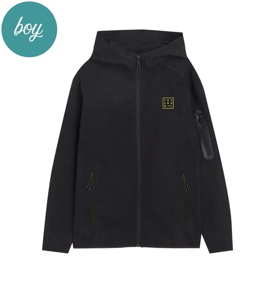 Racing Hoodie - Blau und Schwarz