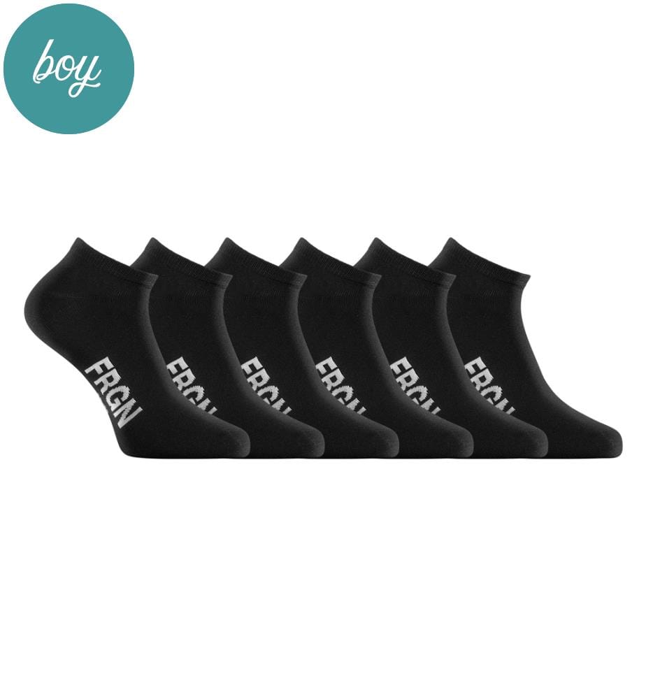 Lot de 6 Paires de Chaussettes Tiges Courtes - Blanc et Noir