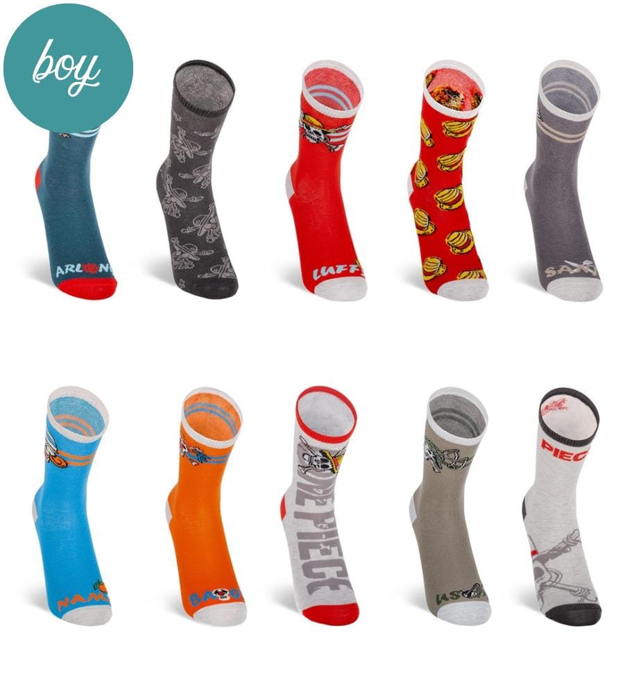 10 Paar One Piece Socken - Mehrfarbig