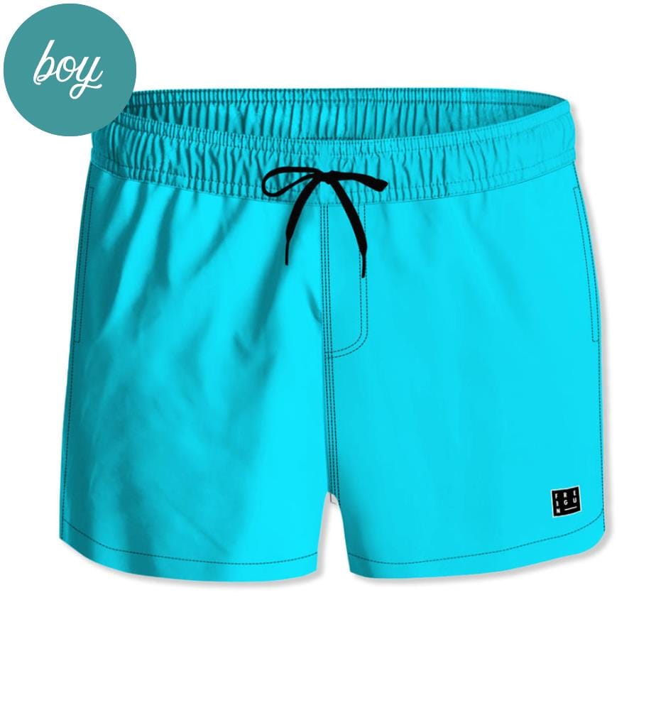 Kurze Badeshorts - Blau