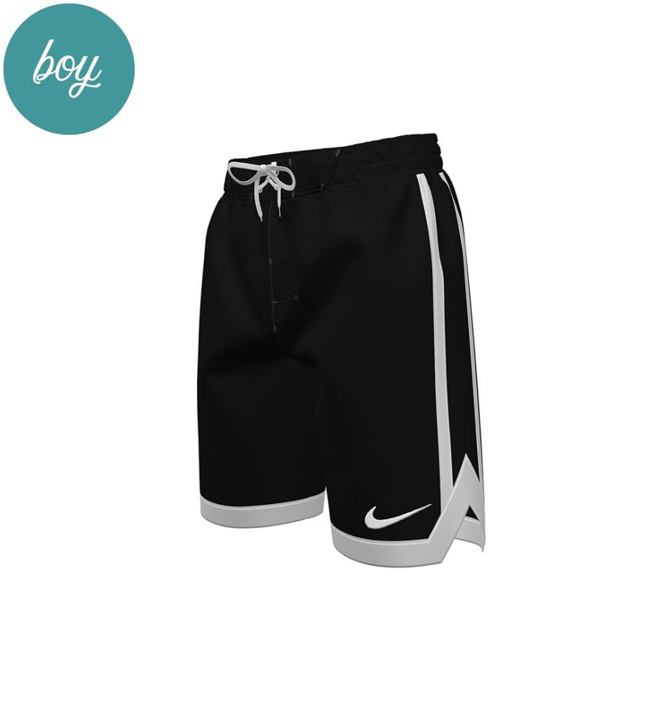 Fadeaway 7" Volleyball-Badeshorts - Schwarz