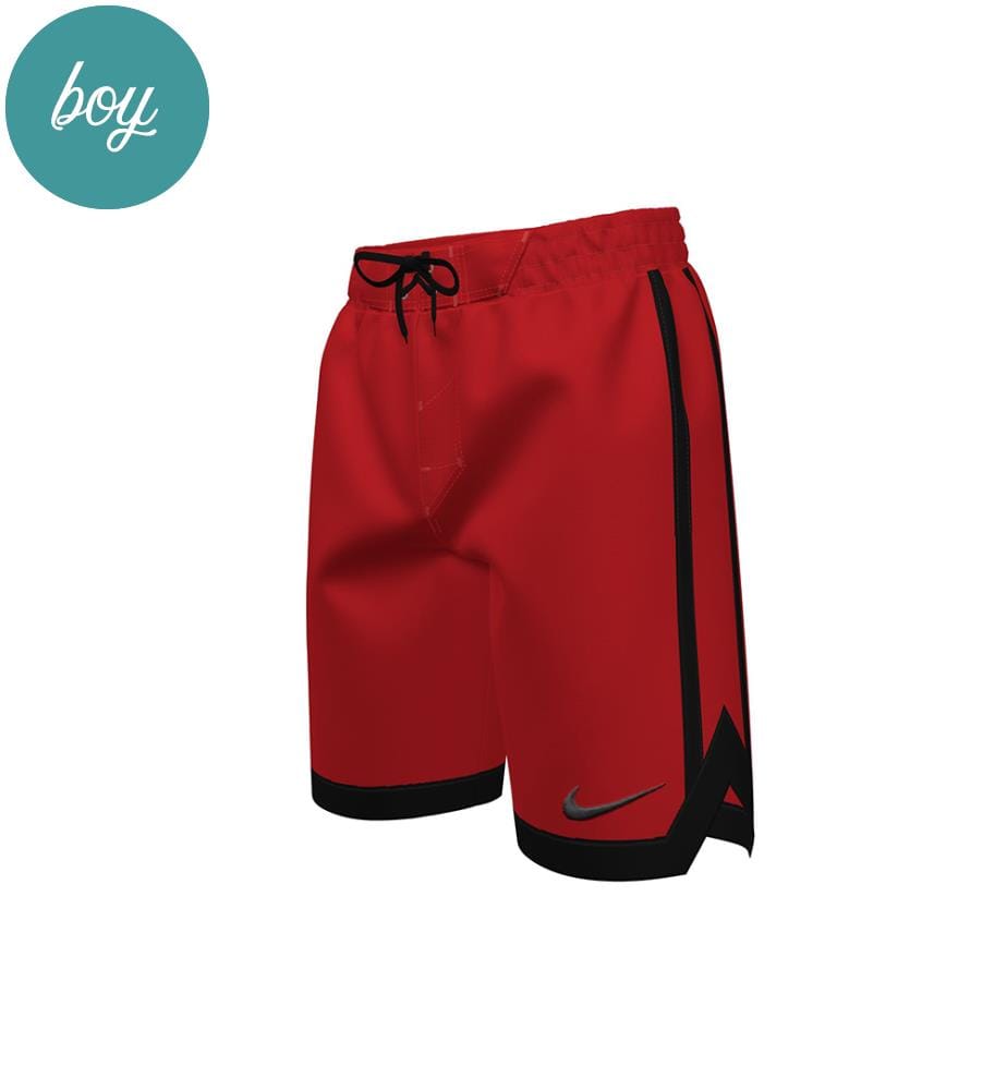 Fadeaway Volleyball Badeshorts 7" - University Red