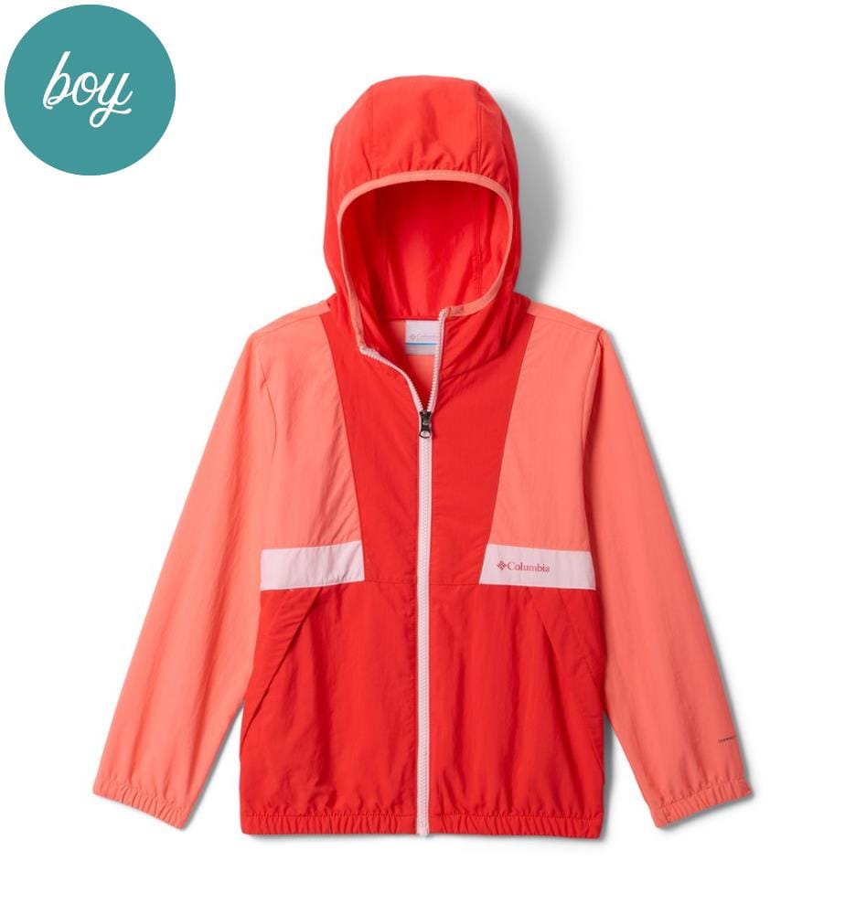 Youth Spire Valley™ Windjacke mit Kapuze - Rot